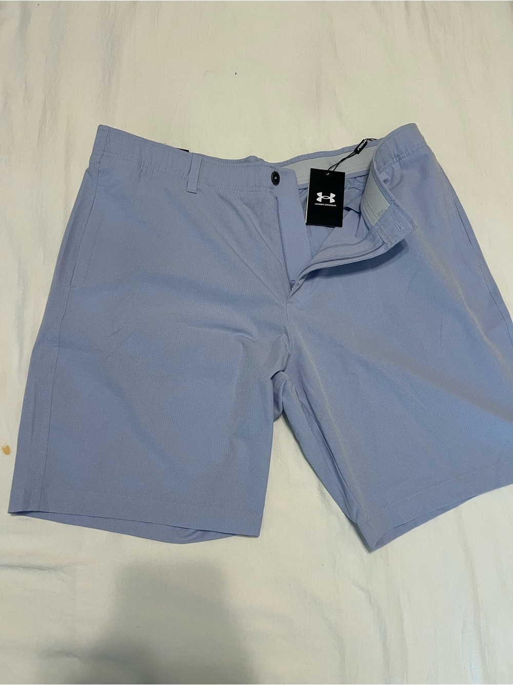 Under Armour Men’s Sky Blue Athletic Golf Shorts